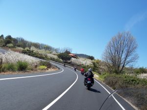 Viaje en moto al Valle del Jerte