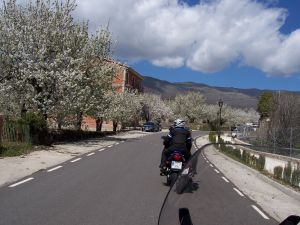 Viaje en moto al Valle del Jerte