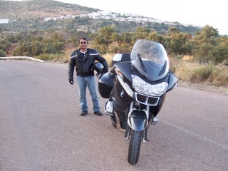 Viaje en moto Sierra Huelva