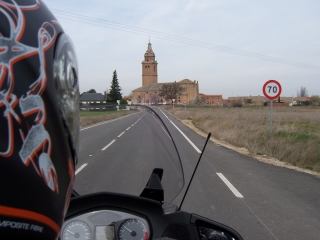 Viaje en moto a Mota del Marques