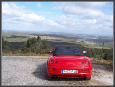 Viaje en Fiat Barchetta al Alentejo Portugal