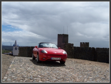 Viaje en Fiat Barchetta al Alentejo Portugal