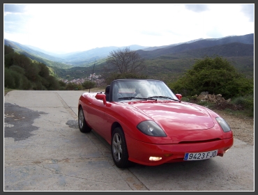 Viaje en Fiat Barchetta al Alentejo Portugal