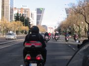 Viaje en moto por la sierra de madrid