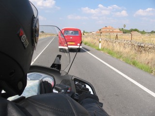 Viaje en moto Sierra Huelva